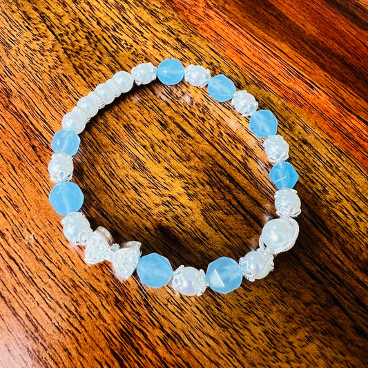 Shuga Gems Shuga Company crystal bead bracelet aquamarine pearl gift idea